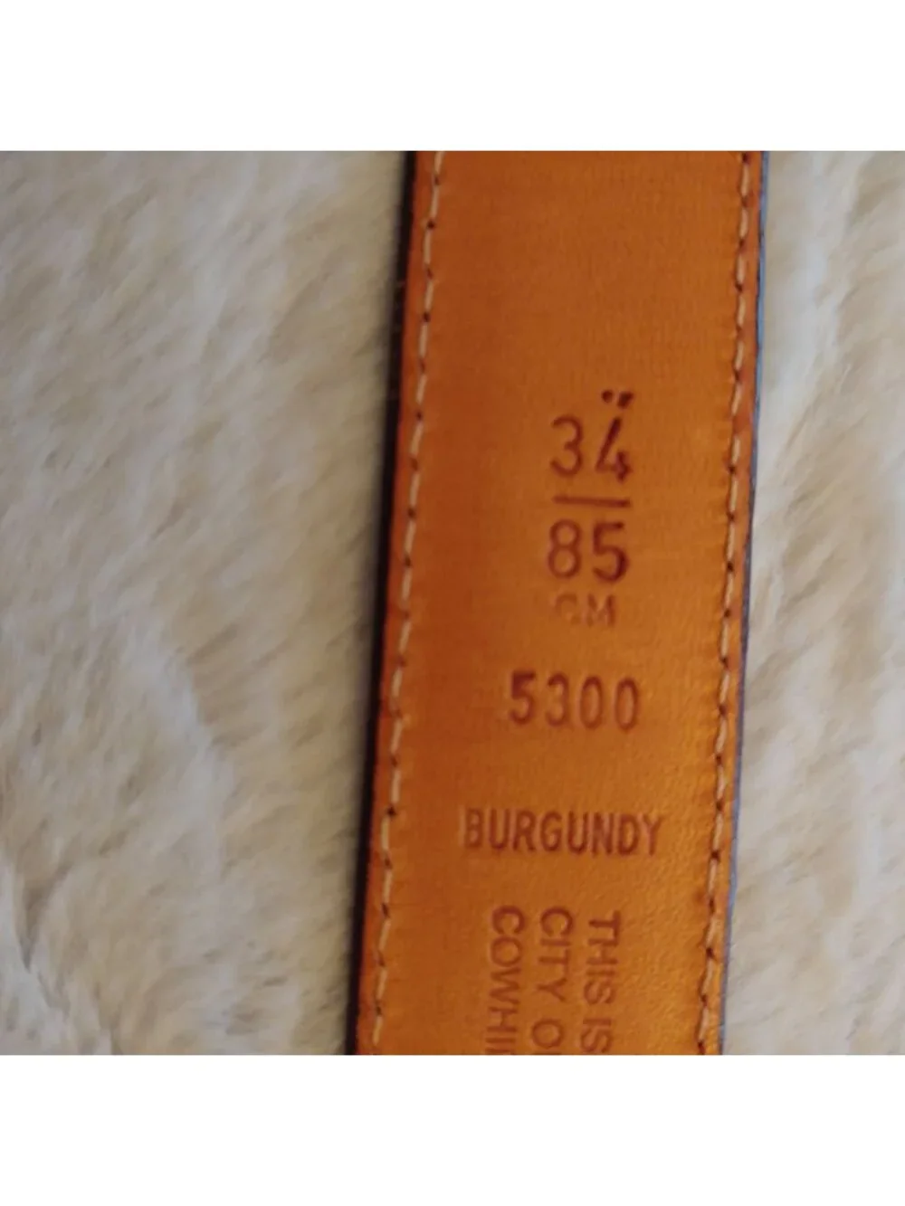 Coach Brown Leather Belt Brass Buckle Classic Preppy Quiet Luxury Designer 34